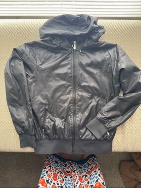 Nike Black Hooded Windbreaker Jacket